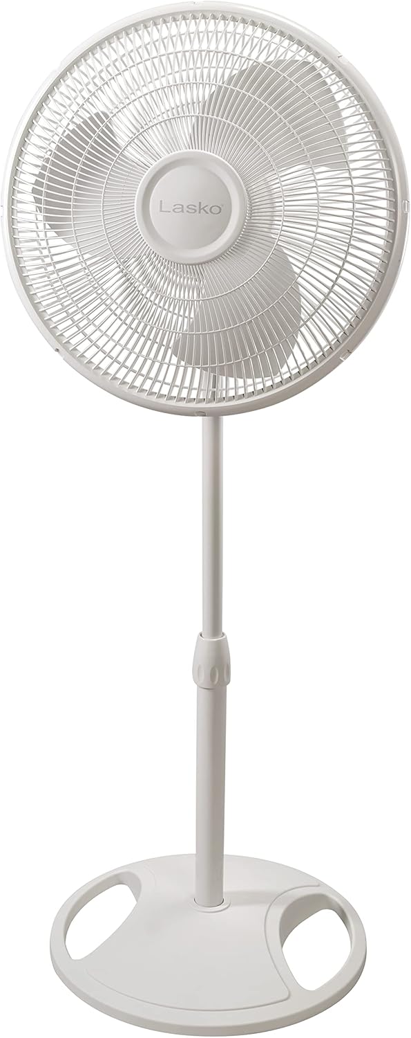 Lasko 2520 Oscillating Stand Fan for Home and Office Use