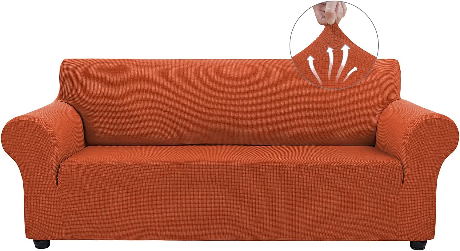 Asnomy Couch Covers for 3 Cushion Sofa - Pet Protector Slipcovers