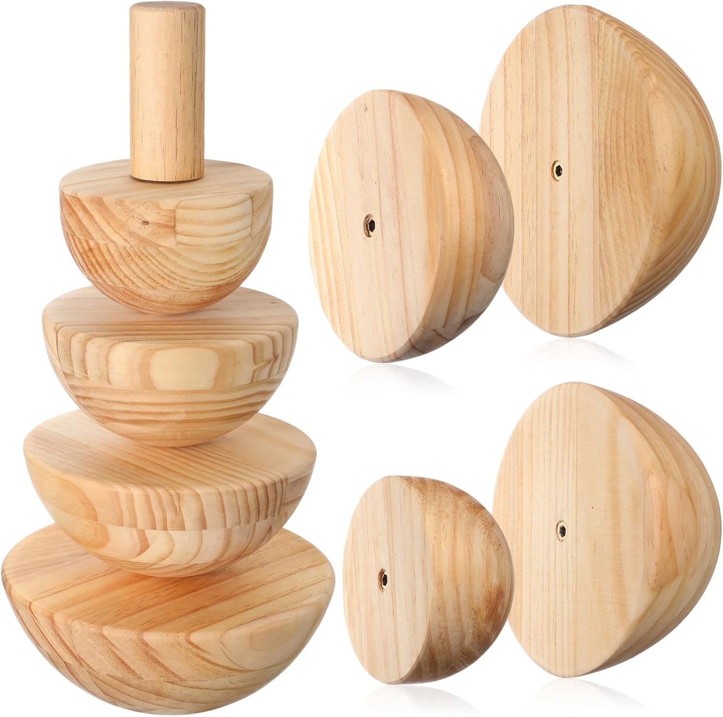 DoubleFill Pottery Molds for DIY Bowls and Plates - 4 Pack