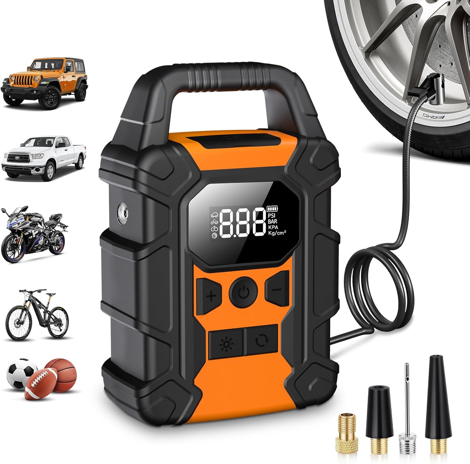Portable Cordless Tire Inflator - 150PSI Power!