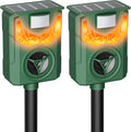 Flame Guard Ultrasonic Animal Repellent 2 Pack - Night Flame Deterrent