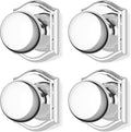 Door Knobs Interior Classic Decorative Bright Chrome Dummy Door Knob