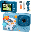 KKUYT Kids Digital Camera 2.4in IPS Screen 48MP Dual Lens - Fun