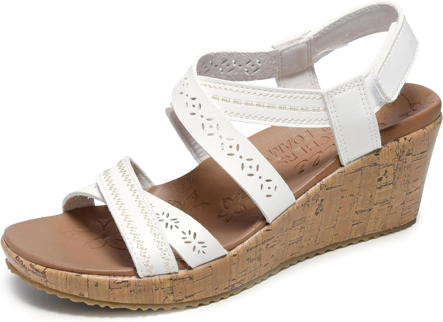 Skechers Women's Beverlee Delicate Glow Sandal for Comfort