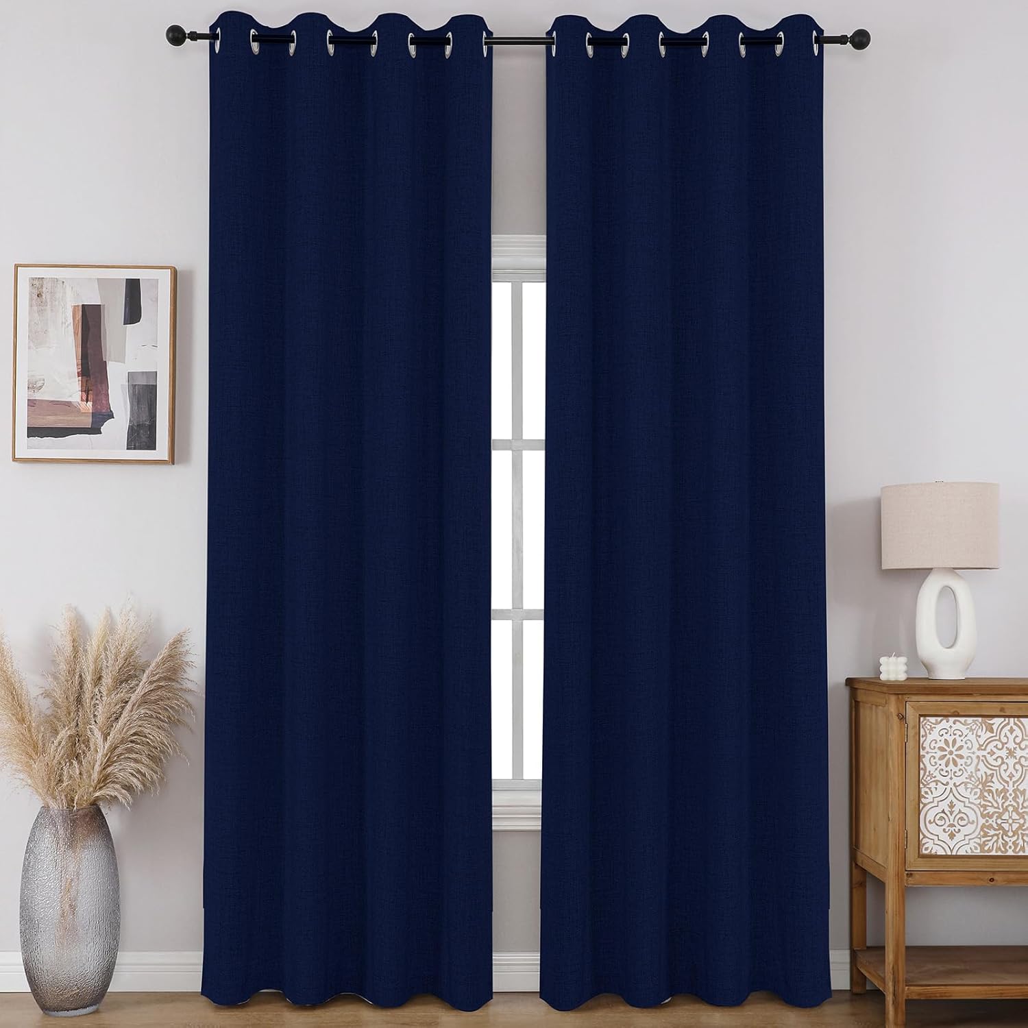CUCRAF 100% Blackout Window Curtains for Total Darkness