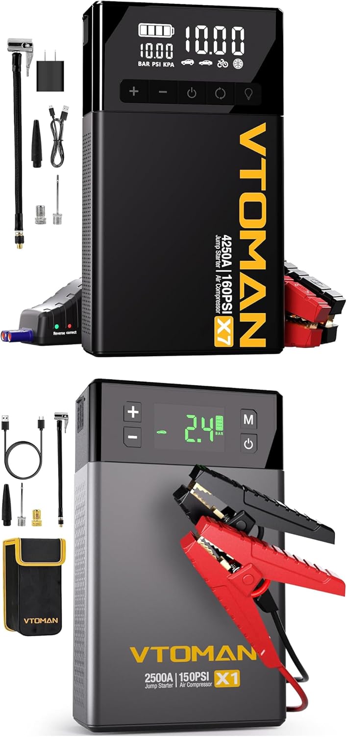 Power Up Anytime with VTOMAN Jump Starters
