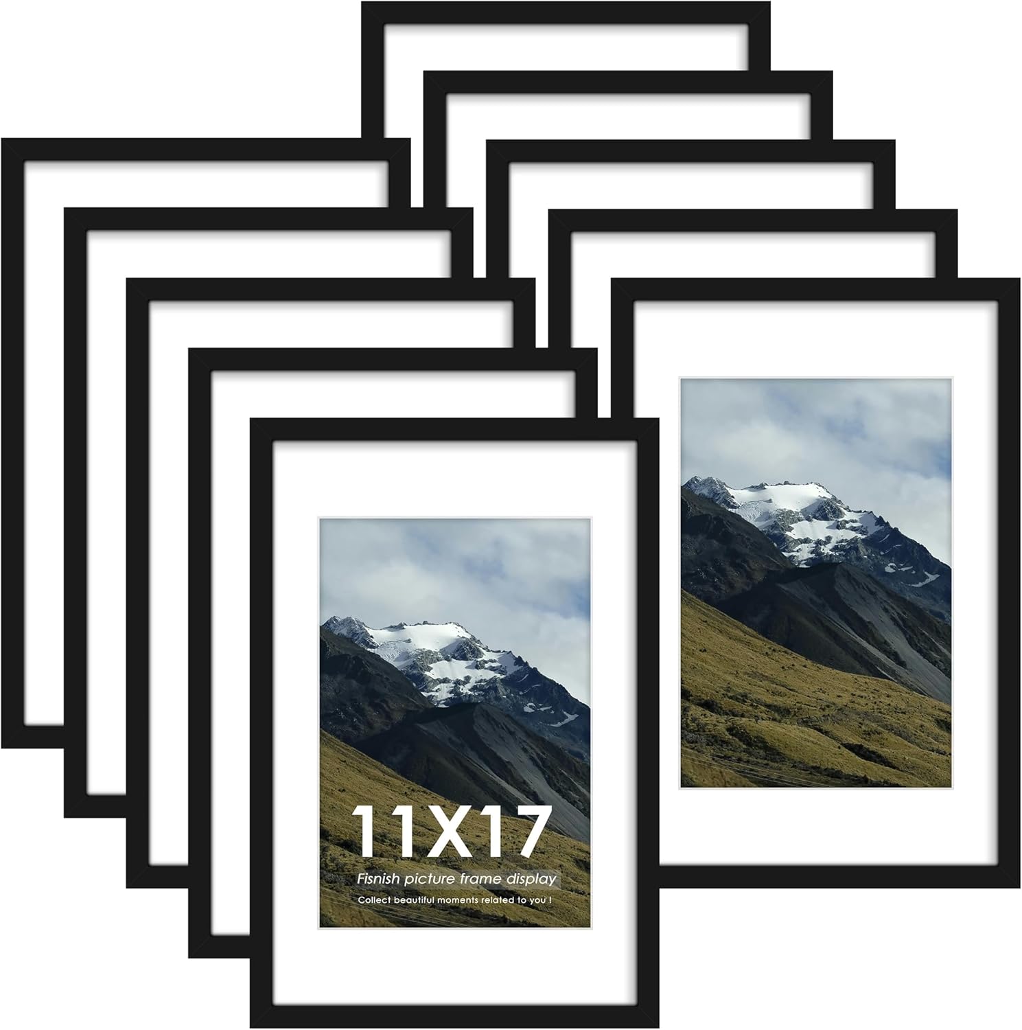 11x17 Picture Frame Set of 10 for Stunning Wall Decor