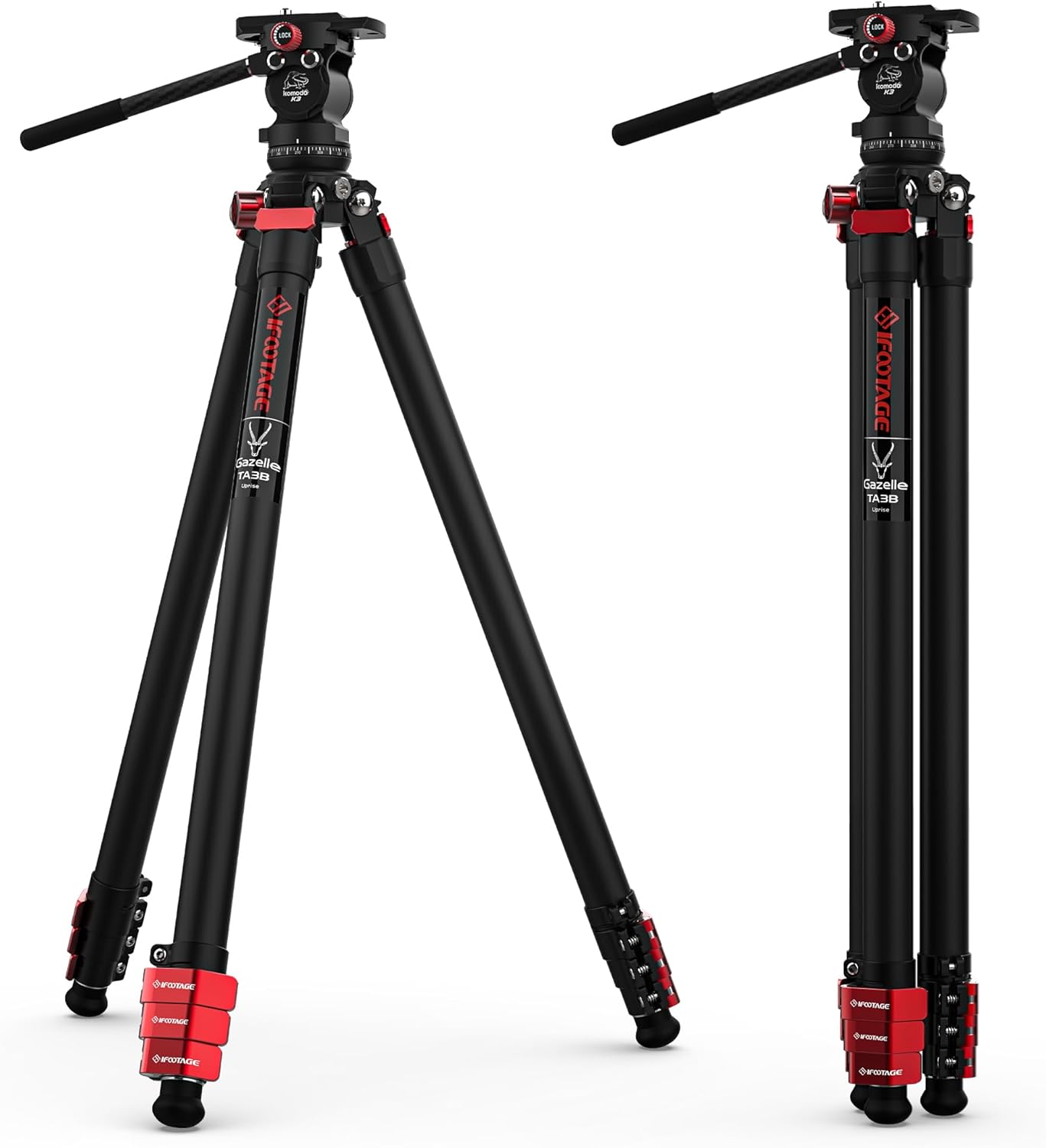 IFOOTAGE Tripod TA3B: Lightweight 62in Travel Camera Tripod