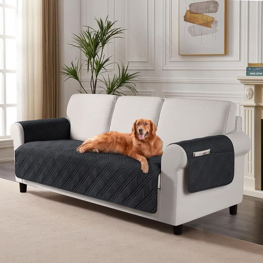 TAOCOCO Waterproof Couch Covers for Pets with Non Slip Backing
