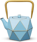 Toptier Cast Iron Teapot Diamond Design - Stovetop Safe