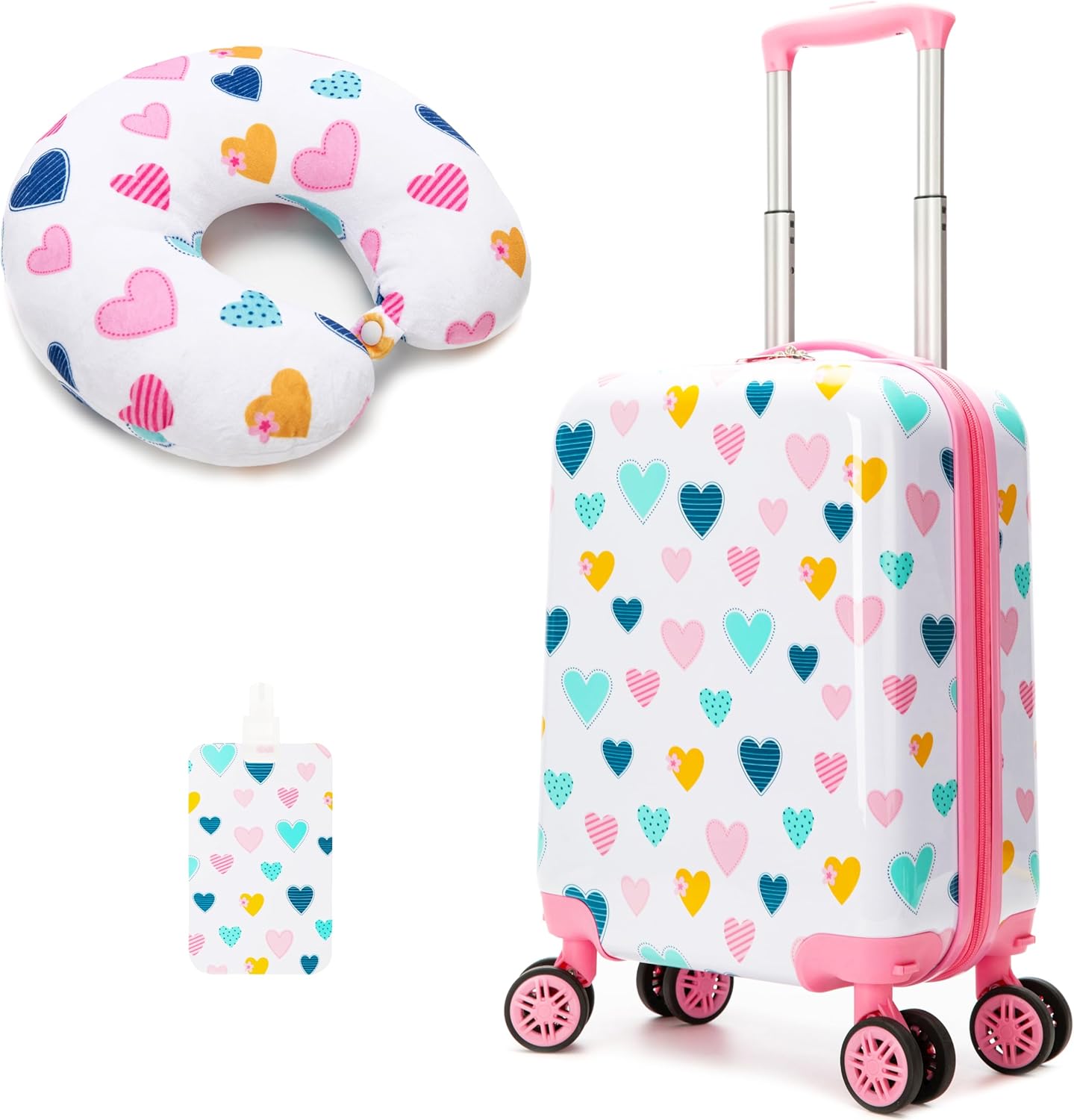 Kids Luggage Set with Spinner Wheels for Young Explorers