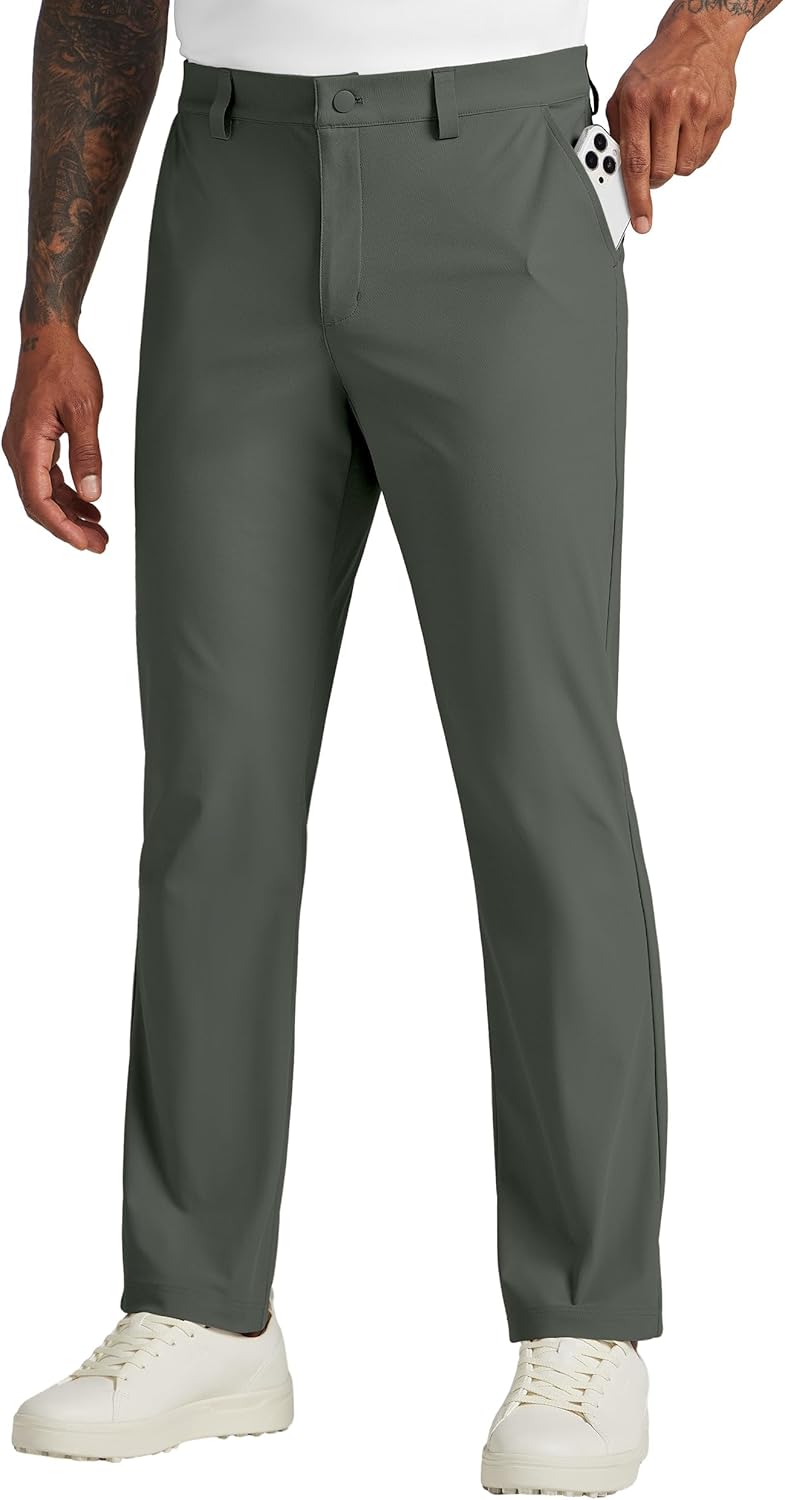 Willit Mens Golf Pants Quick Dry Stretch Dress Pants for Work