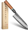 KAWAHIRO 7 in Japanese Santoku Chef Knife - Hand-Forged VG10