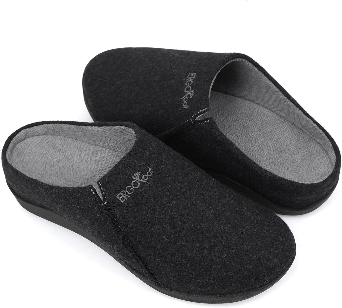 ERGOfoot House Slippers with Arch Support for Pain Relief