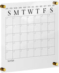 Martha Stewart Grayson Acrylic Dry Erase Wall Calendar - Clear 14 in