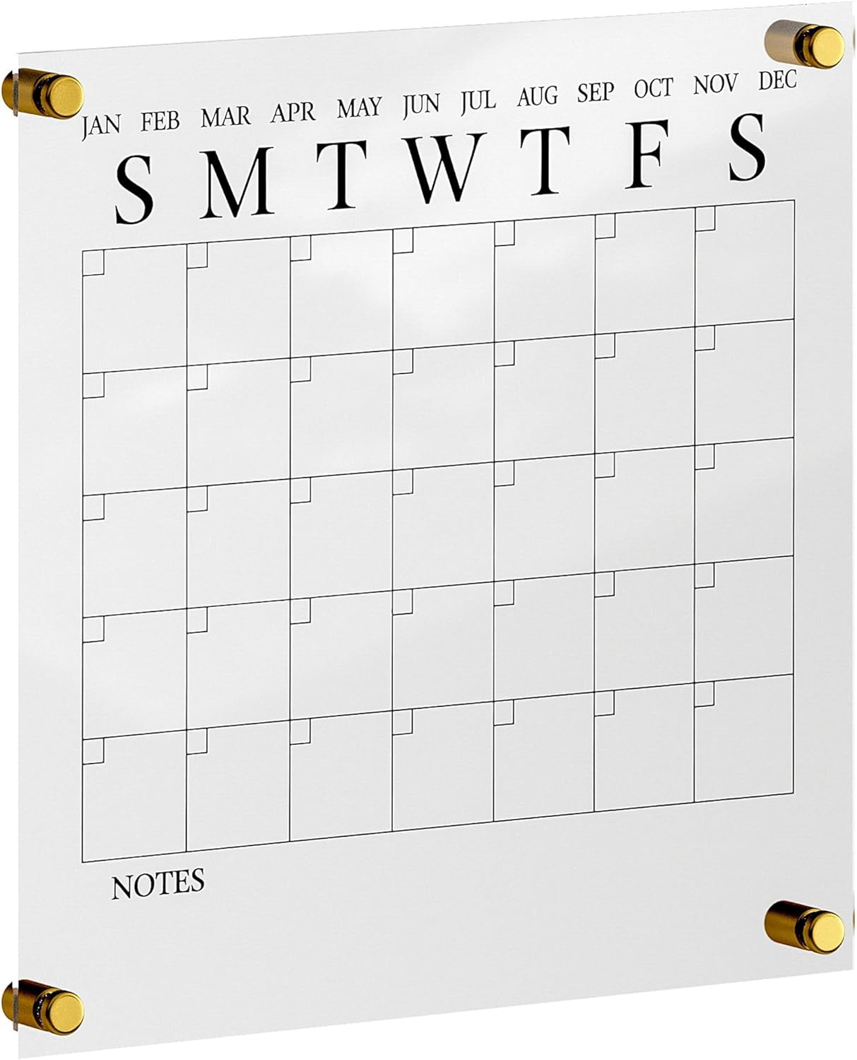 Martha Stewart Grayson Acrylic Dry Erase Wall Calendar Review