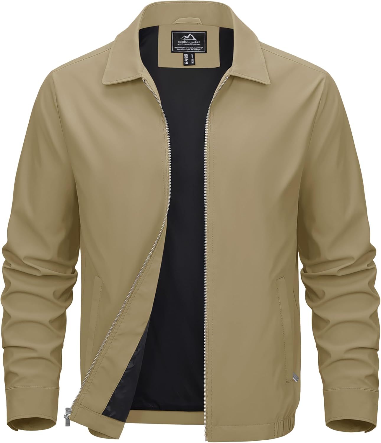 MAGCOMSEN Men's Lightweight Jackets for Casual Outdoor Wear