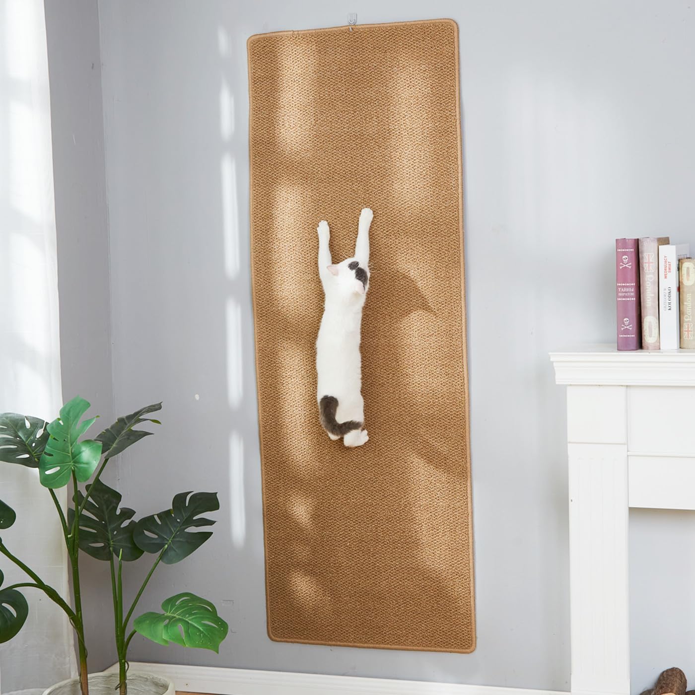 SHENGOCASE Cat Wall Climbing Carpet for Scratching