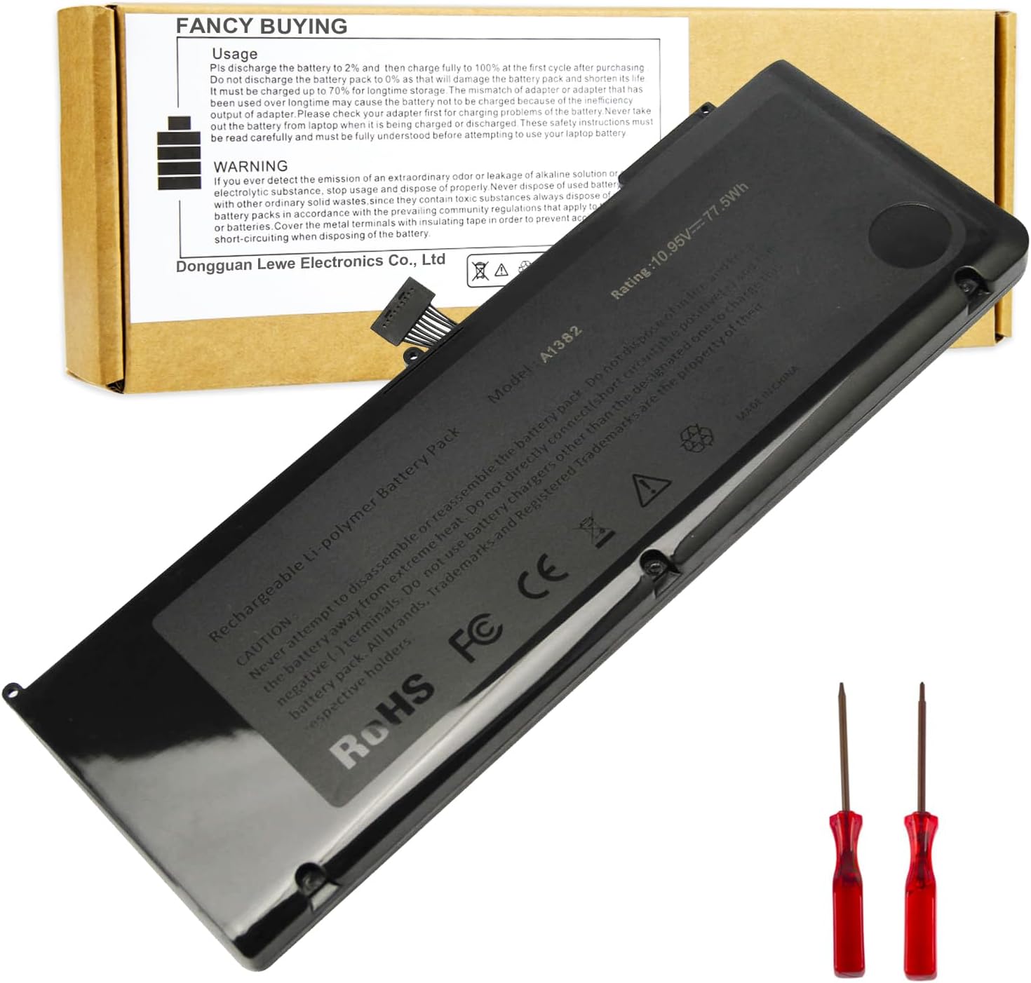 77.5Wh A1382 Battery for MacBook Pro 15 inch Core i7 Models