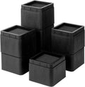 Stackable Bed Risers 3 in Heavy Duty Set of 8 - Extra Storage
