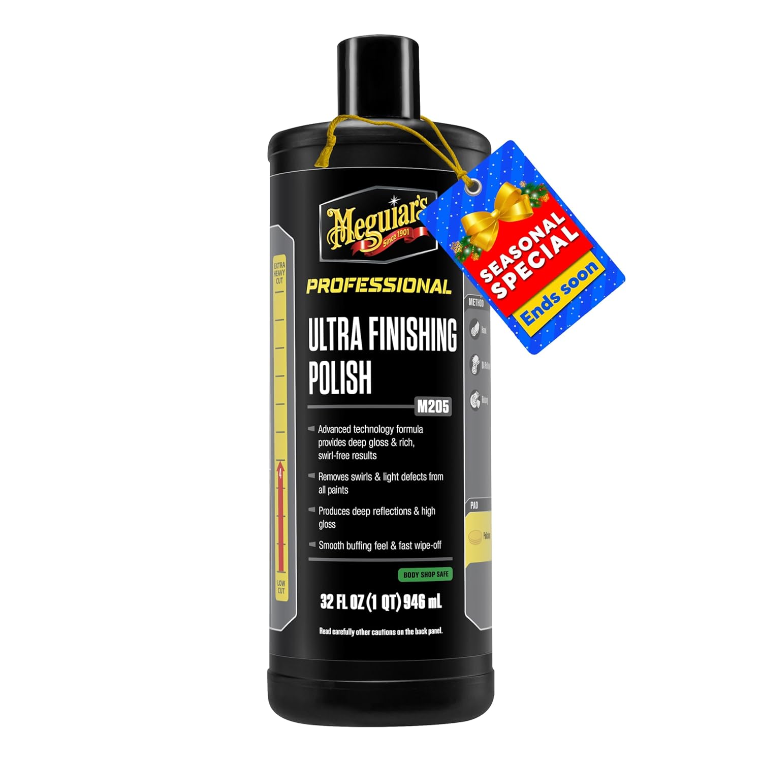 Meguiar's M205 Mirror Glaze Ultra Finishing Polish for Shine