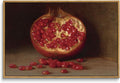 Still Life Vintage Wall Art Pomegranate Framed Canvas - Classic