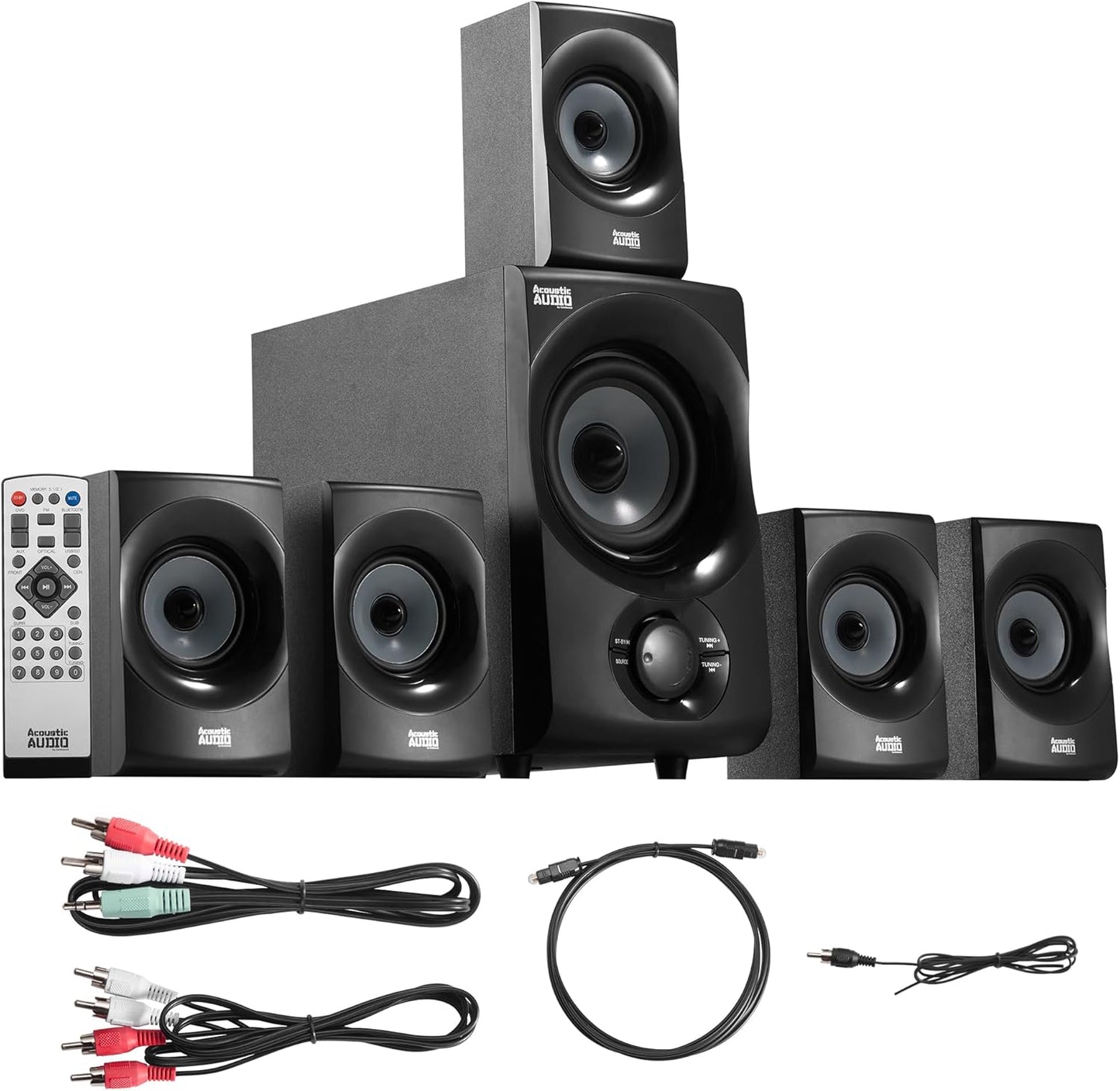 Acoustic Audio AA5172 700W Bluetooth Home Theater Speaker System