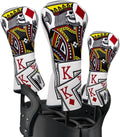 Golf Club Covers for Driver, Fairway Wood, and Putter Protection