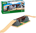 BRIO World Collapsing Bridge for Wooden Train Set - Durable 3-Piece