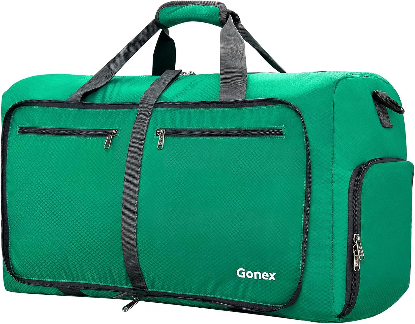 Gonex Large Foldable Travel Duffle Bag with Shoe Compartment