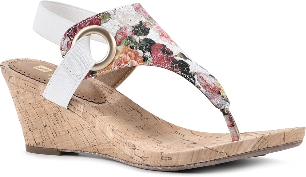 WHITE MOUNTAIN Women's Aida Wedge Sandal: Comfort Meets Style