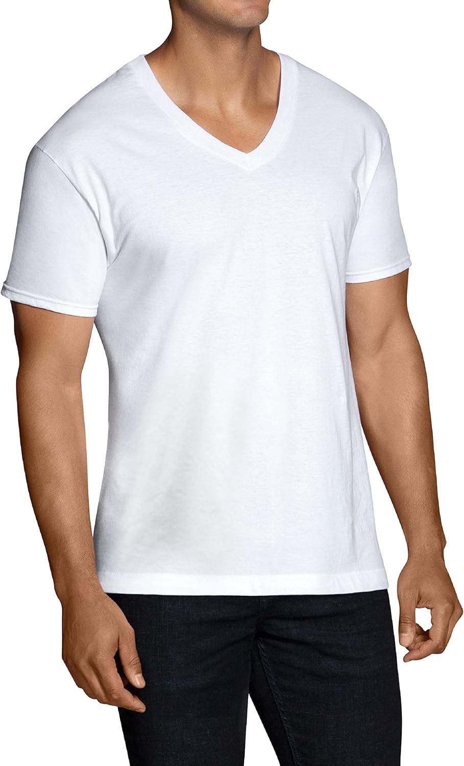 Fruit of the Loom Men's V-Neck Undershirts for Comfort & Fit