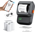 Label Maker with 3 Tapes M100 Barcode Printer - Fast, Inkless Labels