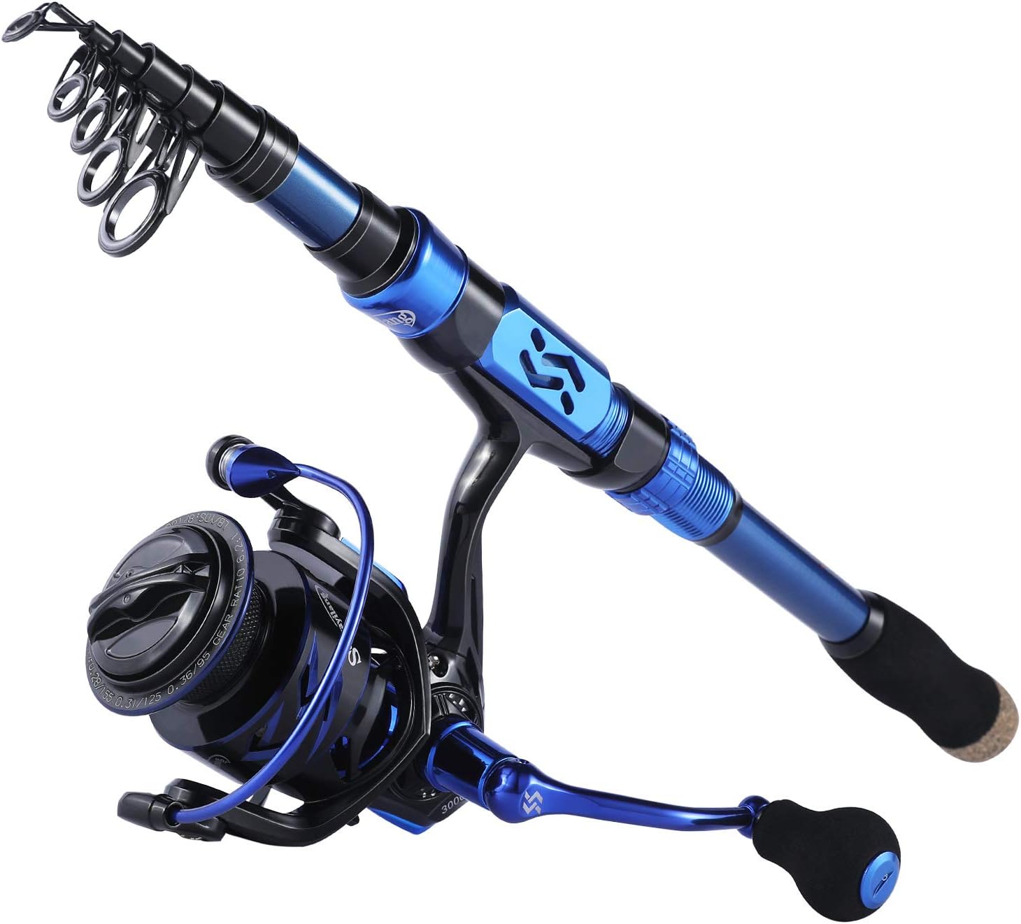 Sougayilang Telescopic Fishing Rod Reel Combo for All Anglers