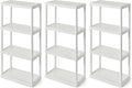 Gracious Living 4 Shelf Light Duty Storage Unit 12 x 24 x 48 - Space