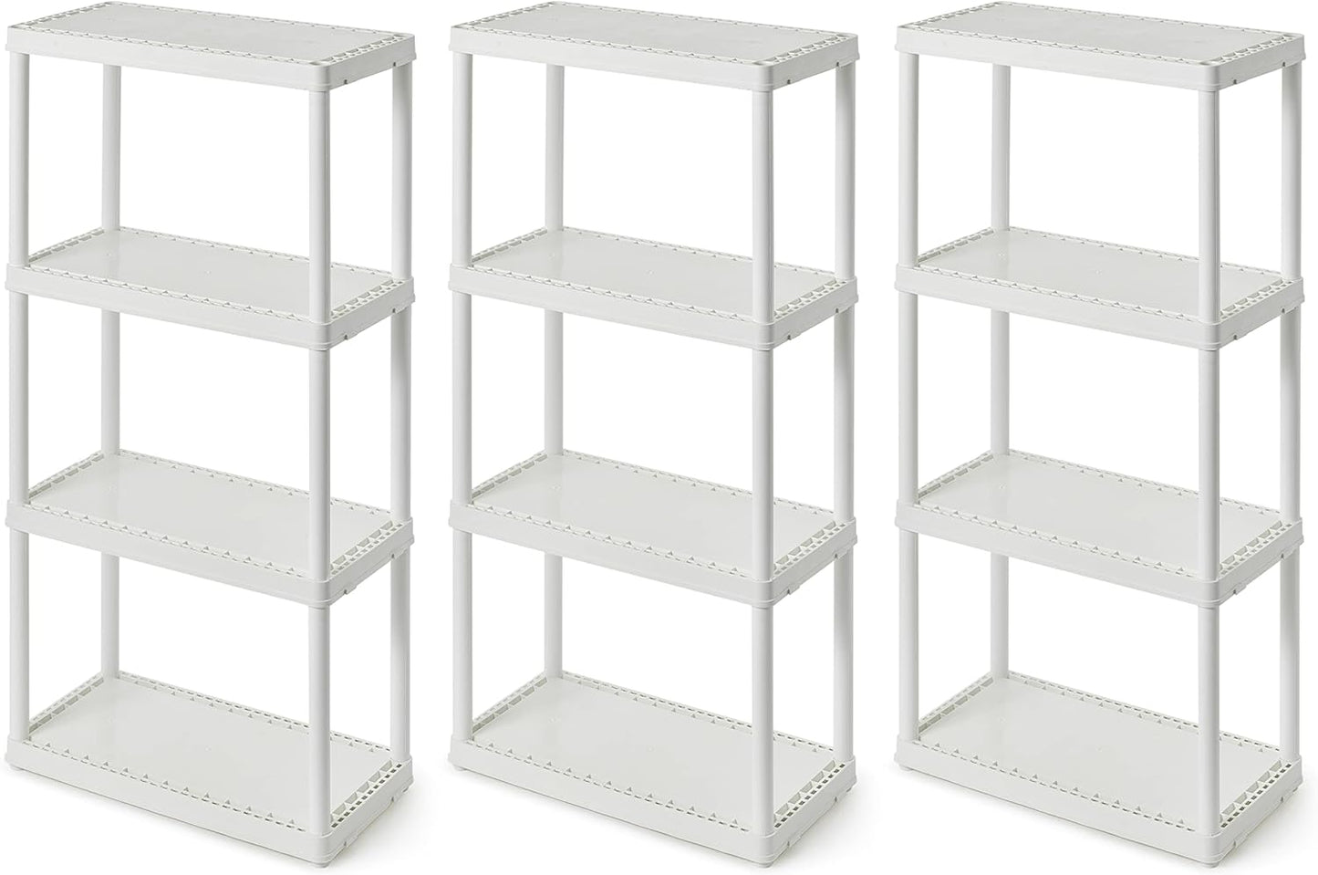 4 Shelf Fixed Height Storage Unit for Home and Garage Use