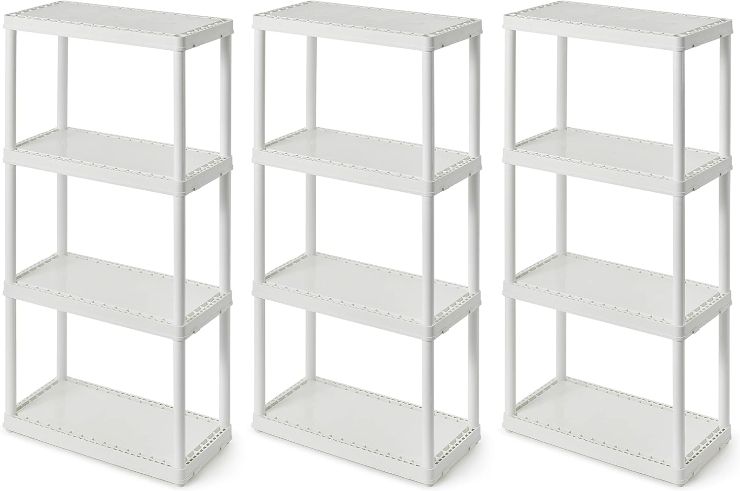 4 Shelf Fixed Height Storage Unit for Home and Garage Use