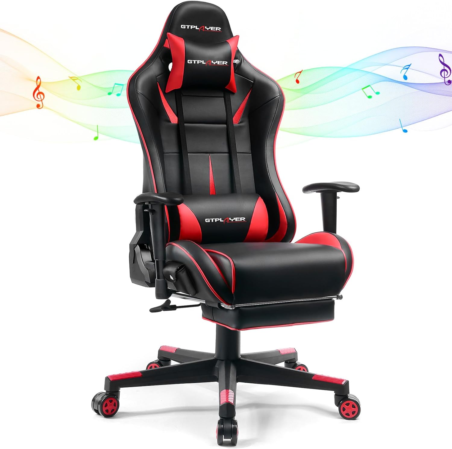 GTPLAYER Gaming Chair with Speakers for Ultimate Comfort