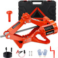Electric Scissor Car Jack 3 Ton 6600LBS - Remote Lift Kit