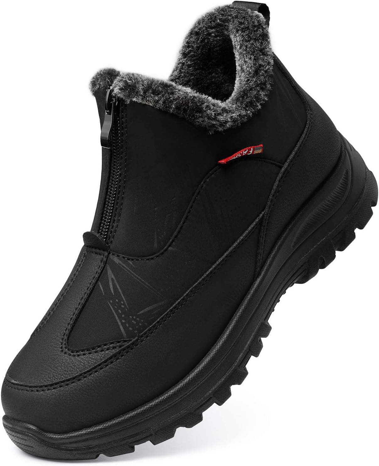 TEMOFON Winter Snow Boots for Women: Waterproof Warm Fur Lined