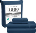 LANE LINEN 100% Egyptian Cotton 1500 TC Queen Sheet Set - Luxury