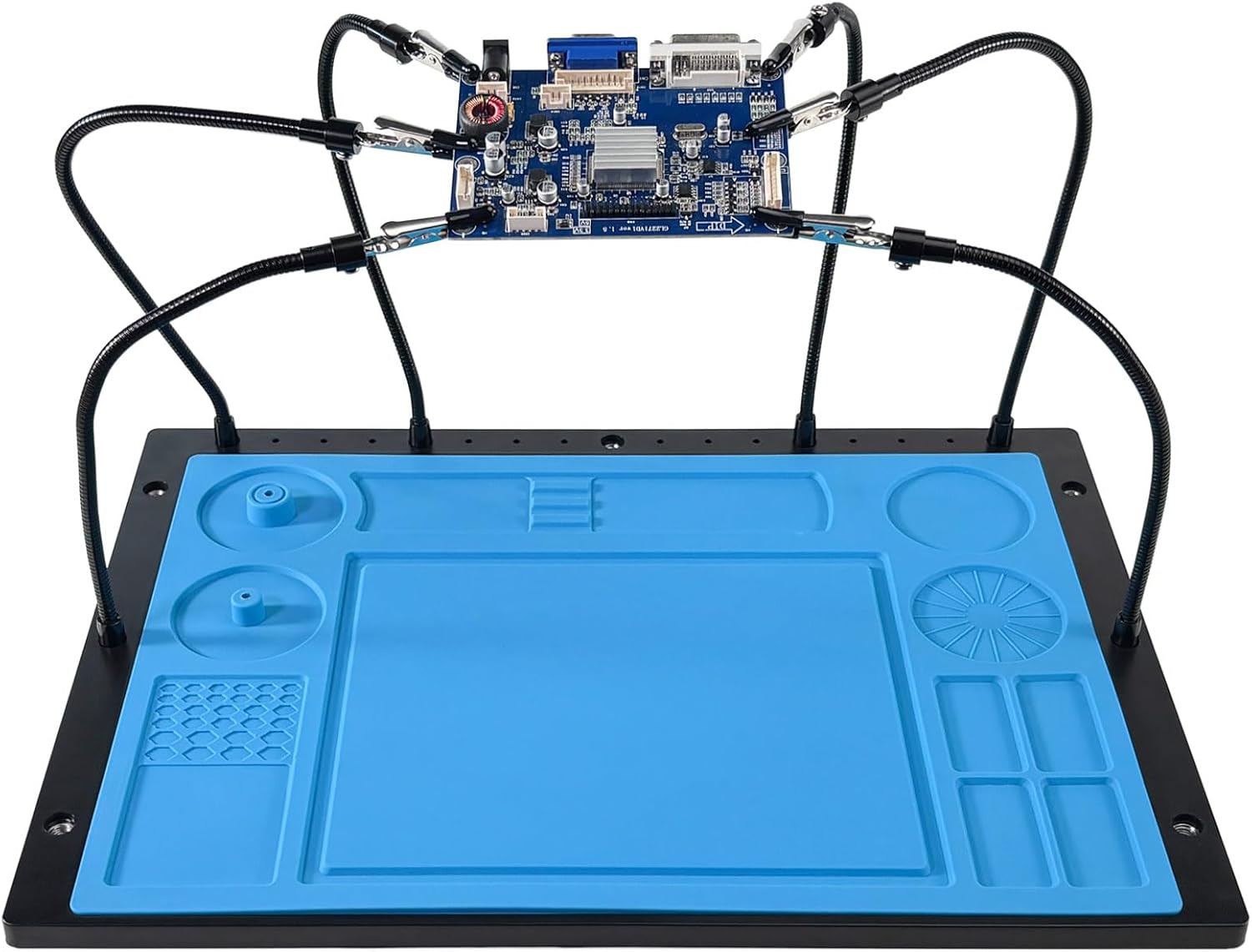 Kaisi Helping Hands Soldering Station with Flexible Arms Tool