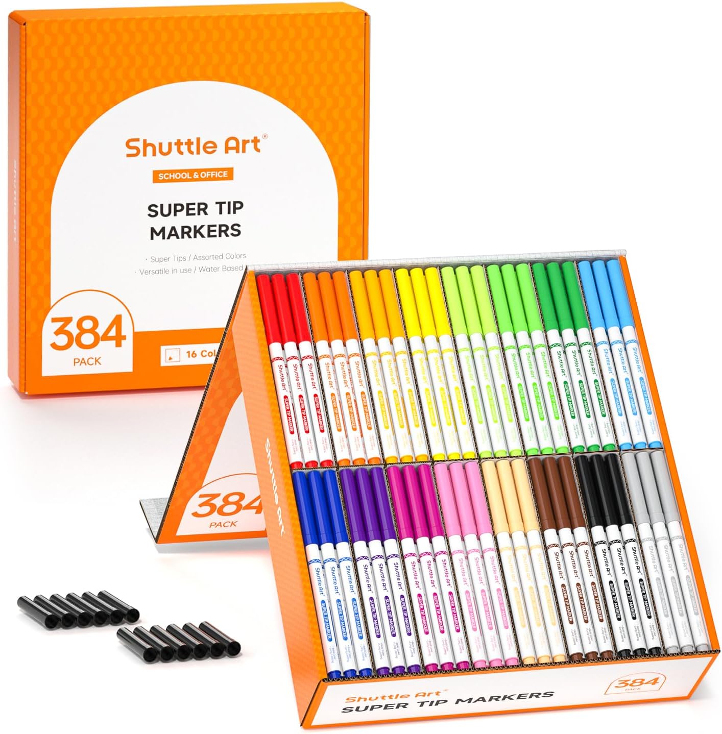 384 Pack Washable Super Tips Markers for Kids and Adults