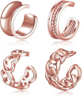 CHIC & ARTSY 925 Sterling Silver Ear Cuffs for Women