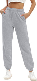 Women's Casual Fleece Sweatpants High Waisted Cinch Bottom - Cozy Fit