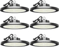 200W UFO LED High Bay Light 6 Pack - Bright 5000K Shop Lighting