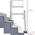 23in Ladder Levelers for Type II I IA Extension Ladders - Stable on