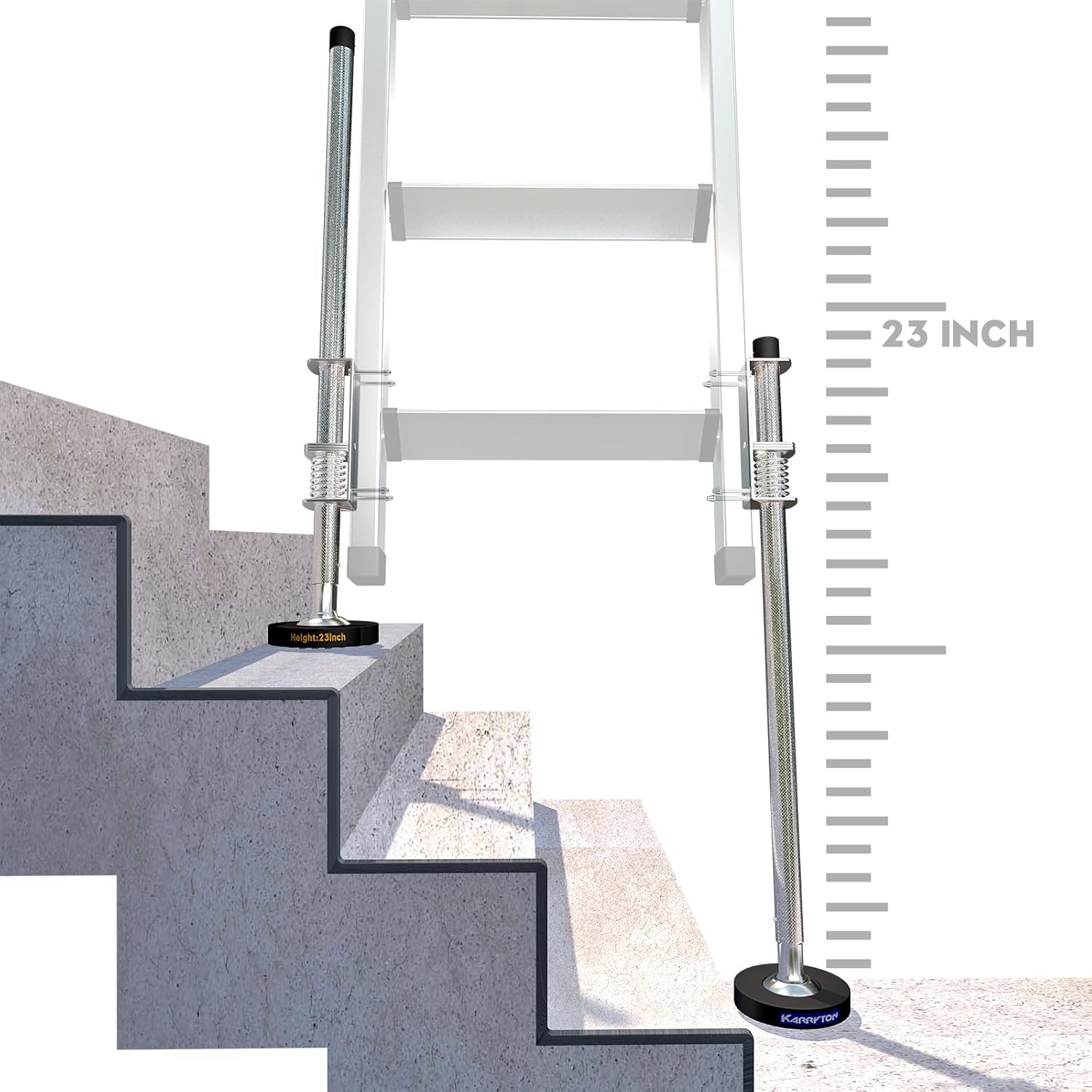 23in Ladder Levelers for Type II, I and IA Extension Ladders