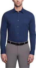 Calvin Klein Men's Dress Shirt Slim Fit Non Iron Solid (Style 4714)