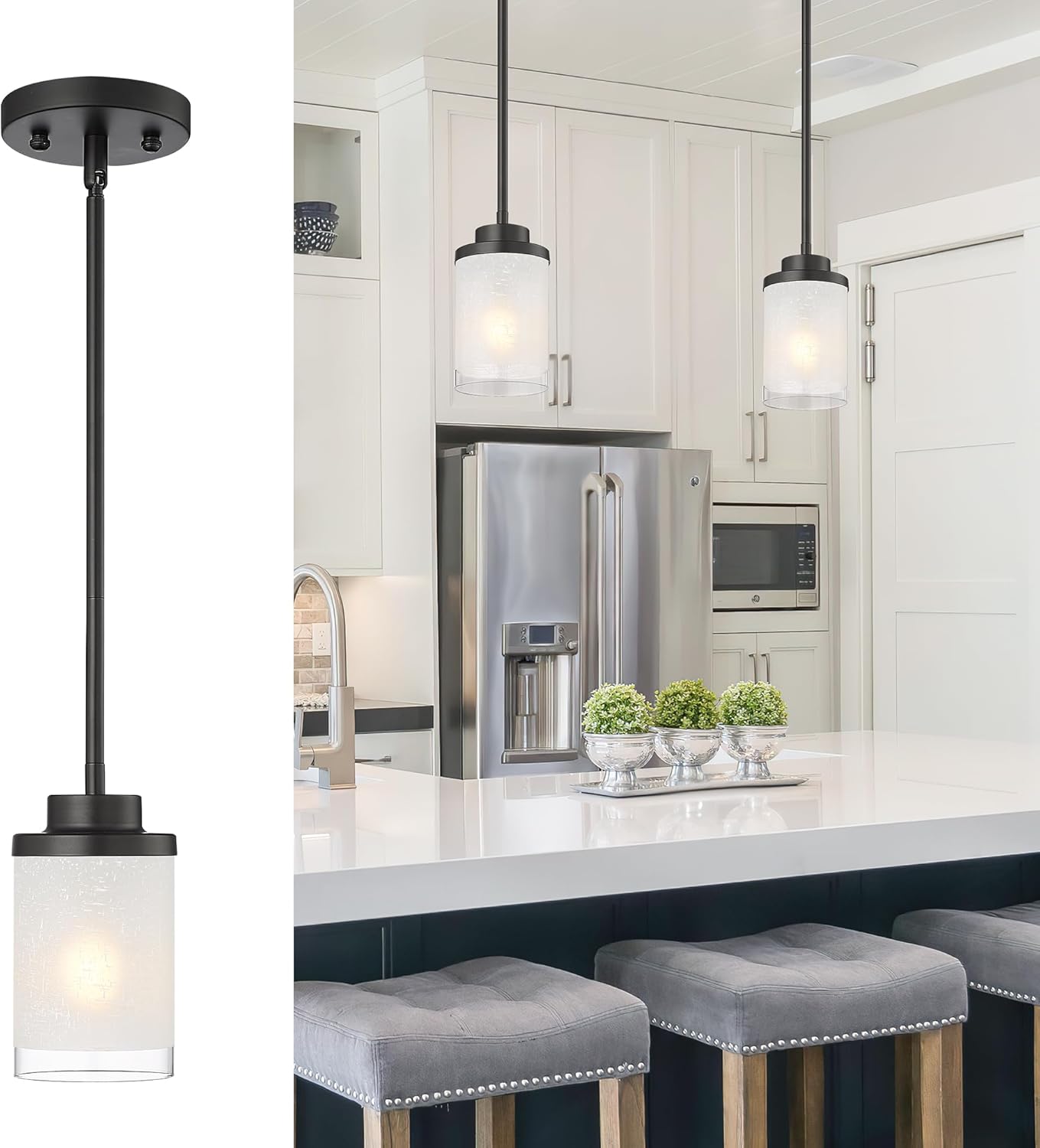 TENGXIN Modern Pendant Light for Kitchen Island and Dining Room